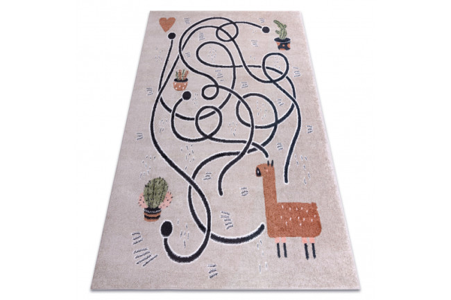 Detský koberec FUN Game béžový