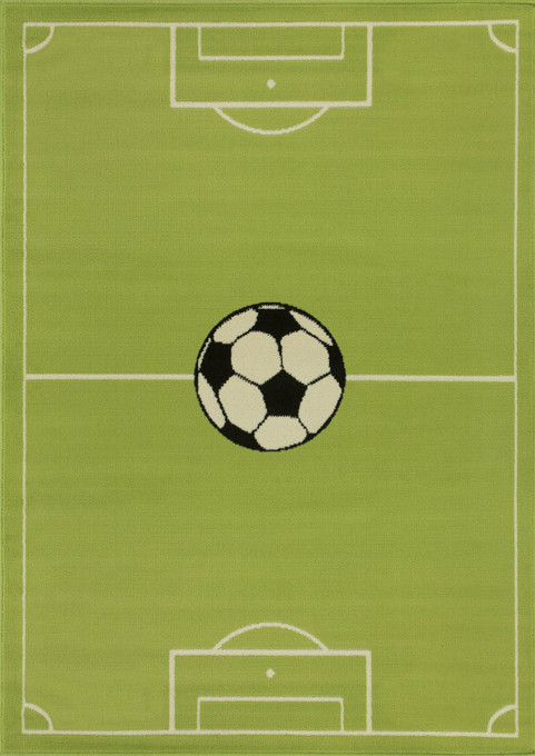 Detský koberec Kids 533549/67955 Ihrisko zelený