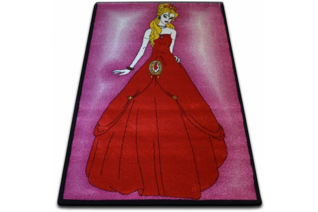 Detský koberec Kids Princess ružový C425