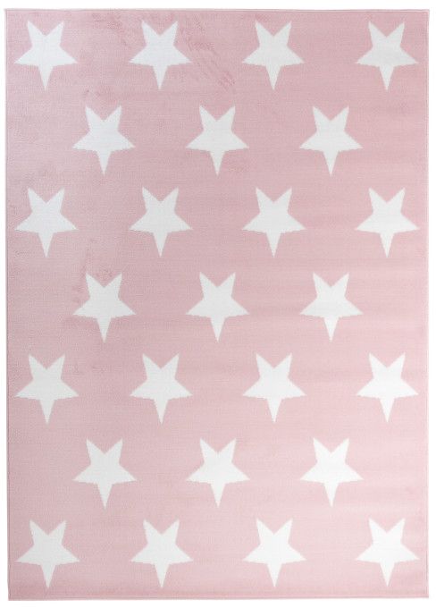 Detský koberec PINKY L896A Stars ružový