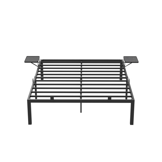 Kovová manželská posteľ 160 cm RMB095B01