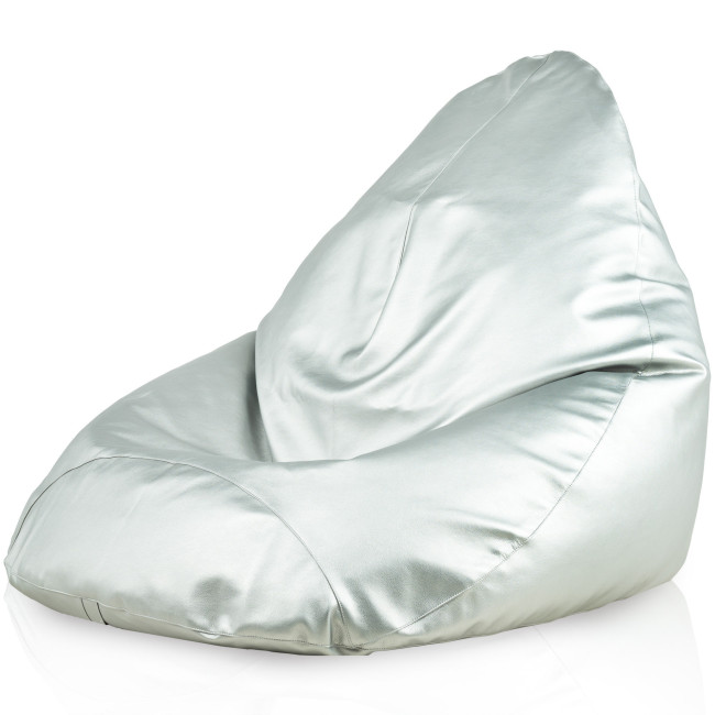 Levně Sedací vak DROP XXL silver
