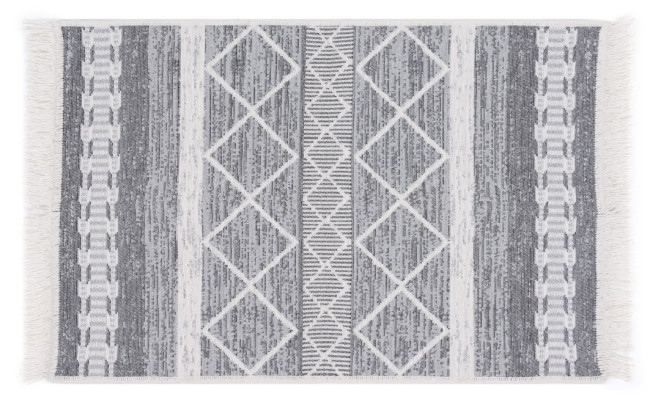 Koberček / kúpeľnový koberček ORIENT 5 sivý / krémový