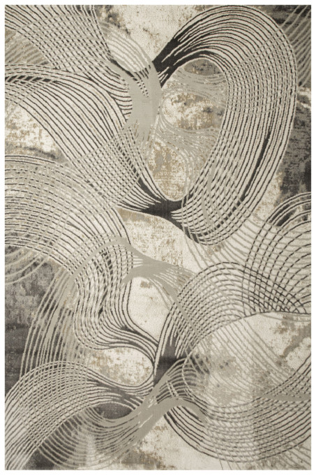 Koberec Adana J5757 abstraktný, sivý / béžový