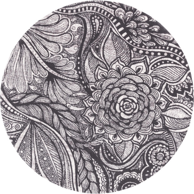 Koberec Agnella Agnus Hejk sivý kruh