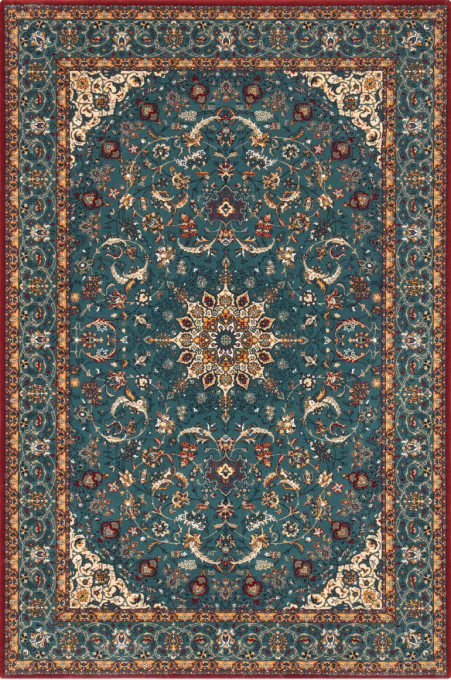 Koberec Agnella Calisia Damore smaragdový