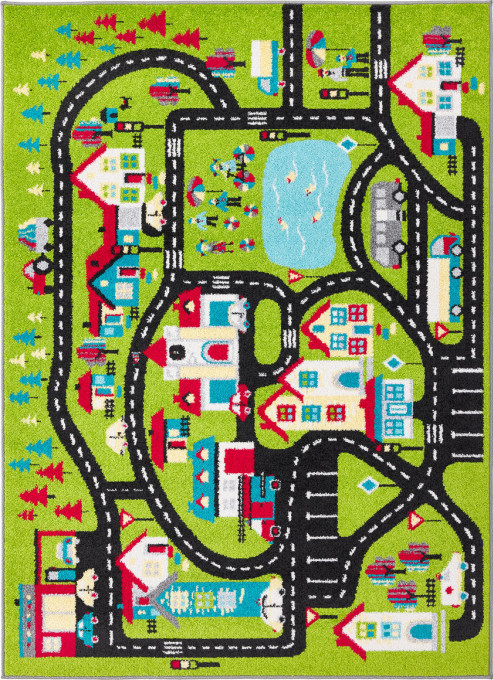 Koberec Agnella Funky Top Super Mesto C limetka