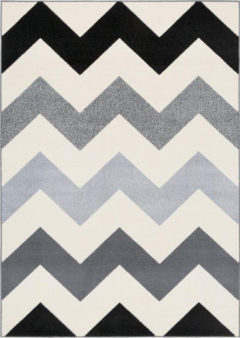 Koberec Agnella Funky Top Super Zygzak sivý