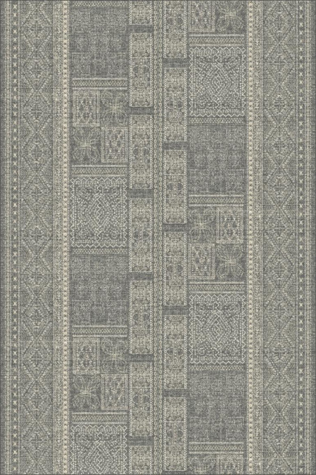 Koberec Agnella Isfahan Amin grafitový