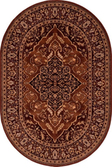 Koberec Agnella Isfahan Leyla Rubín ovál