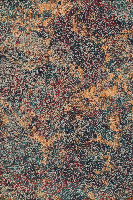 Koberec Agnella Isfahan Sella Bordeaux