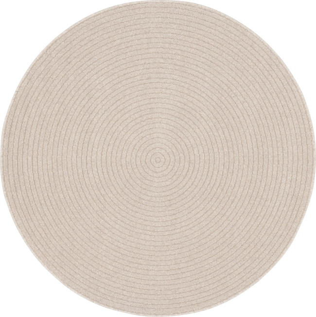 Koberec Agnella Noble Ruti svetlobéžový kruh
