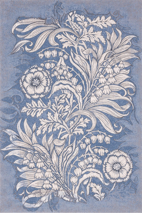 Koberec Agnella Regius Mawson modrý