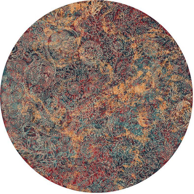 Koberec Agnella Regius Sella bordový kruh