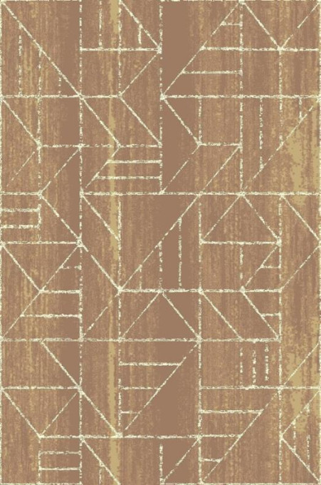 Koberec Agnella Tempo Krats tmavozlatá