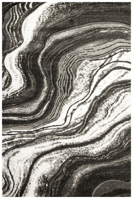 Koberec Amelia B194B mramor, sivý / čierny