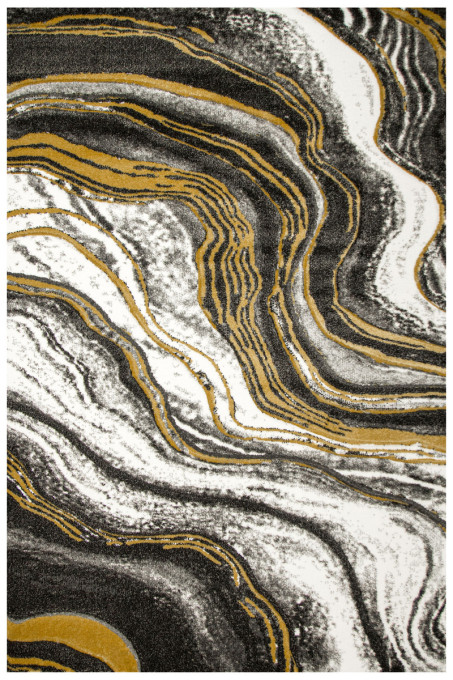 Koberec Amelia B194B mramor, sivý / žltý