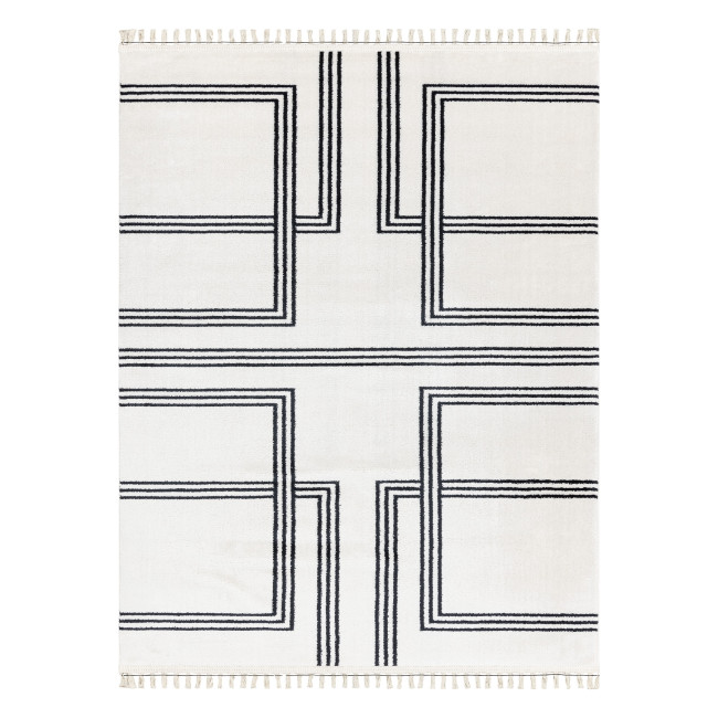 Koberec AMOUR 53091C geometrický / línie, krémový