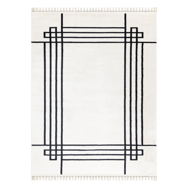 Koberec AMOUR 53096C rám / línie, krémový