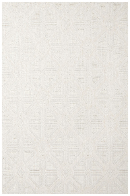 Koberec Angola F913A Boho trojuholníky / kosoštvorce, krémový