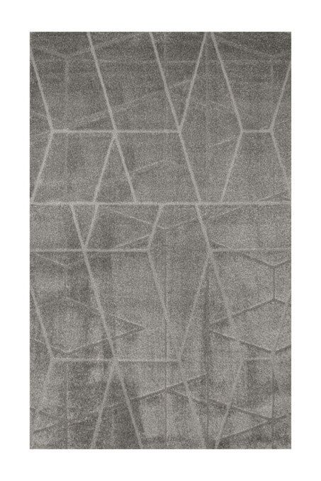 Koberec Aruba G162A kosoštvorce / línie, sivý / tmavosivý
