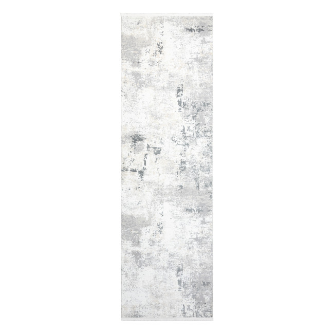 Koberec / behúň DUKE 51378 krémový / sivý, betón / strapce