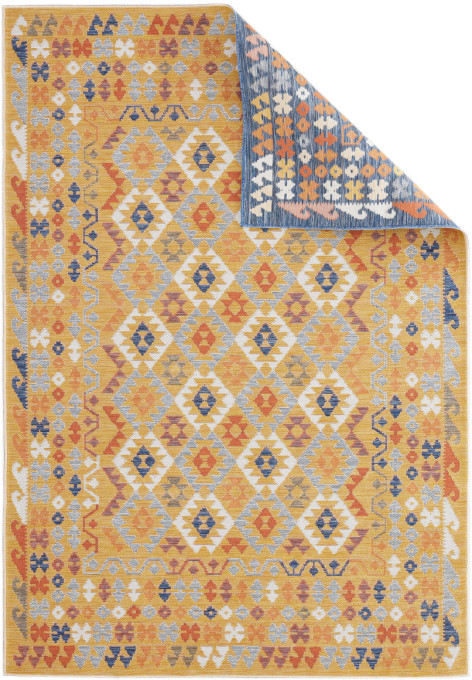 Obojstranný koberec Echo Aztec Navy