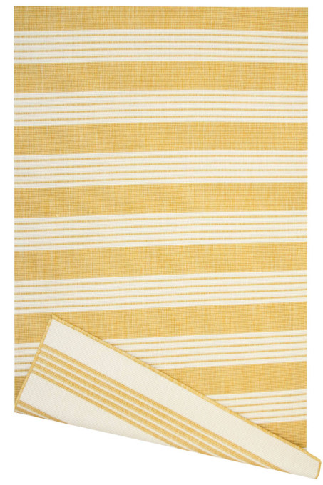 Šnúrkový obojstranný koberec Brussels 205617/10710 horčicový