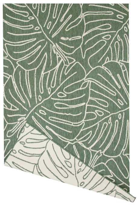 Šnúrkový obojstranný koberec Brussels 205625/10510 zelený