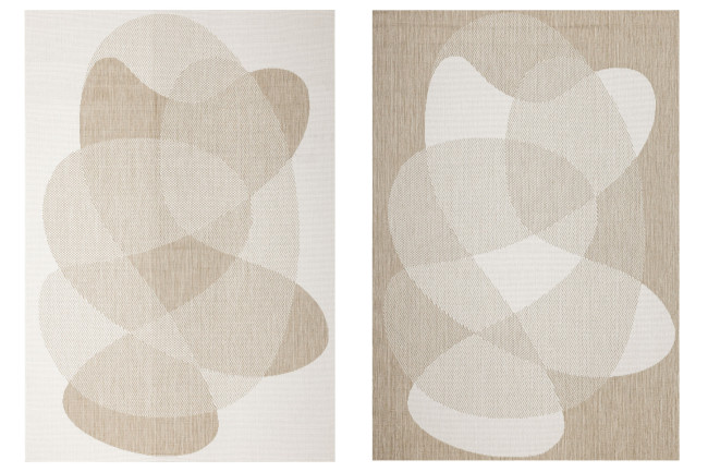 Šnúrkový obojstranný koberec BRUSSELS 205835/10820 béžový