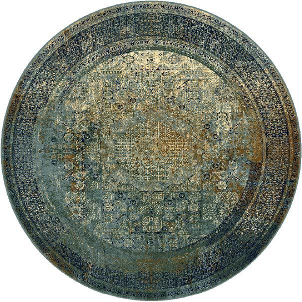 Levně Koberec OMEGA Mamluk tmavomodrý kruh