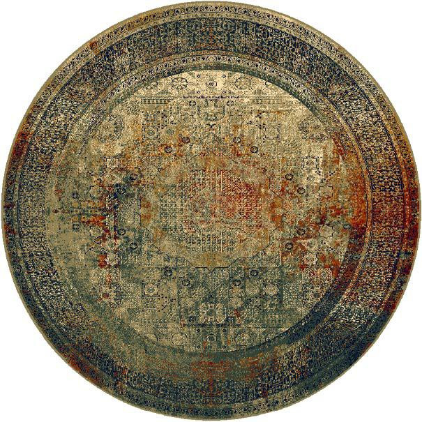 Levně Koberec OMEGA Mamluk smaragdový kruh