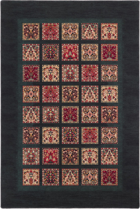 Koberec Superior Apadana grafitový / červený