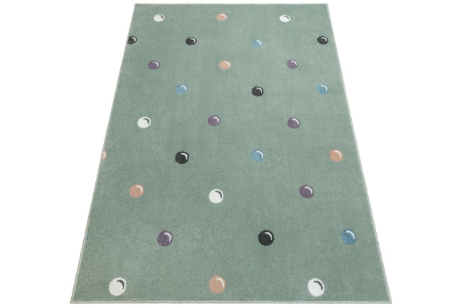 Koberec Lima C275b zelený / krémový