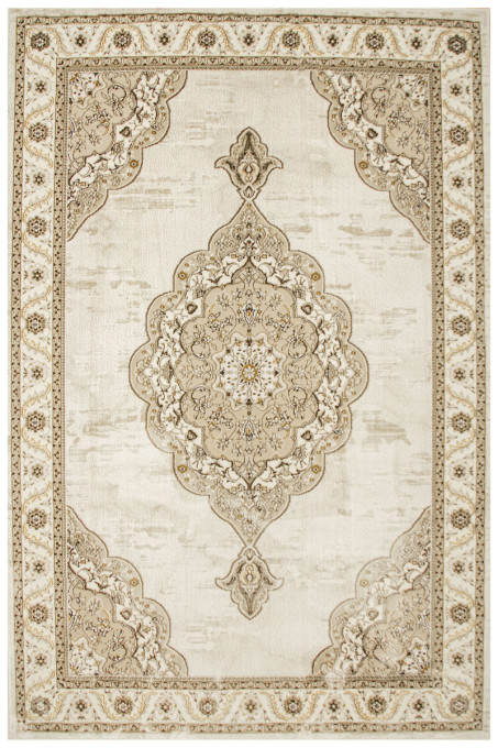 Koberec Elisa PF17B ornament, zlatý / krémový