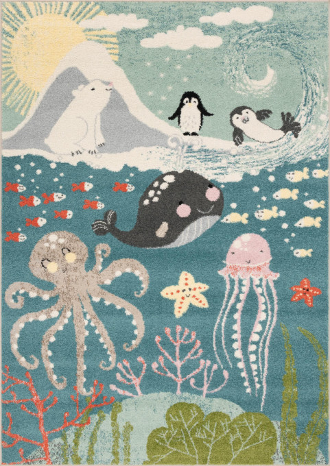 Koberec Funky Top Artica modrý