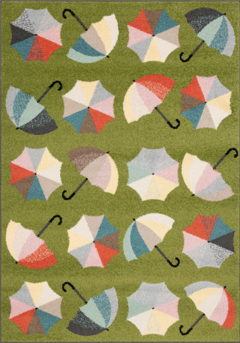 Koberec Funky Top Umbrellas Kiwi
