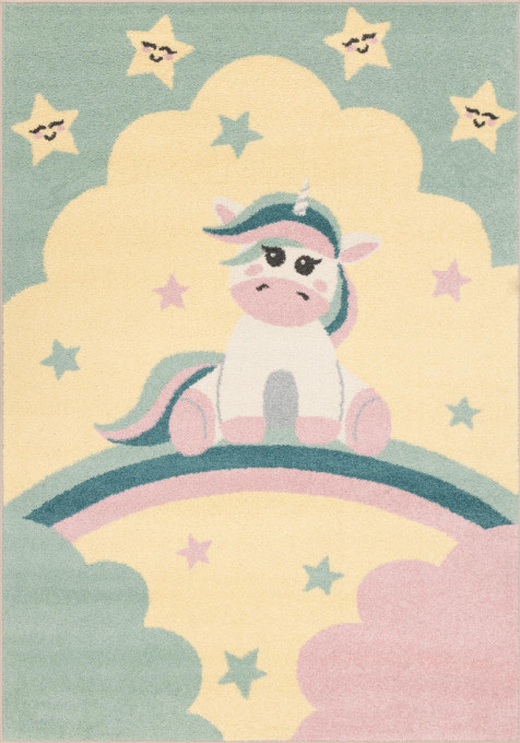 Koberec Funky Top Unicorno krémový