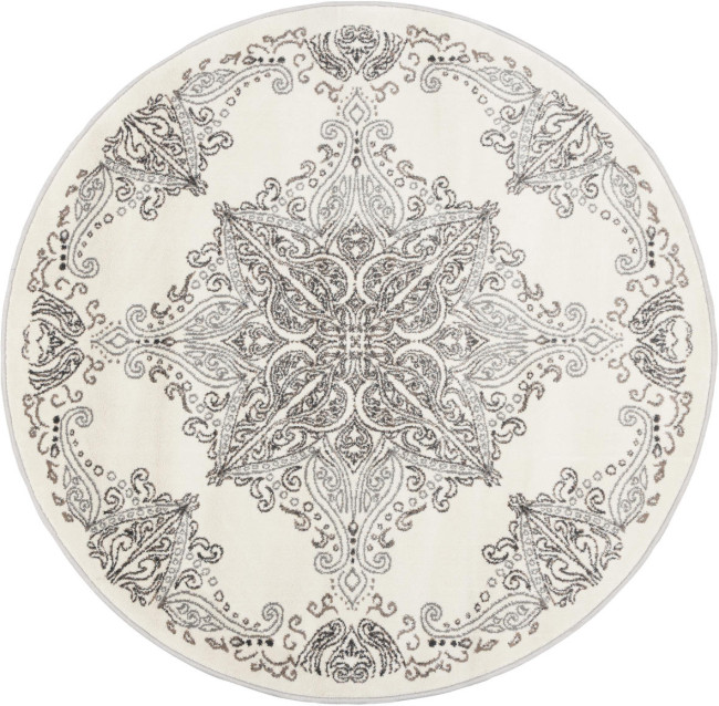 Koberec FD Lida Bianca Perla kruh