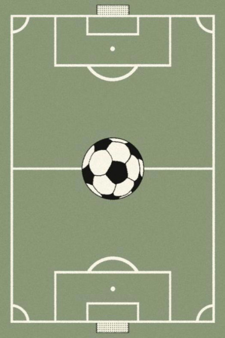 Detský koberec FD Rock ihrisko svetlozelený