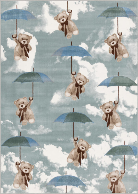 Detský koberec FD SENSI Teddies mätový