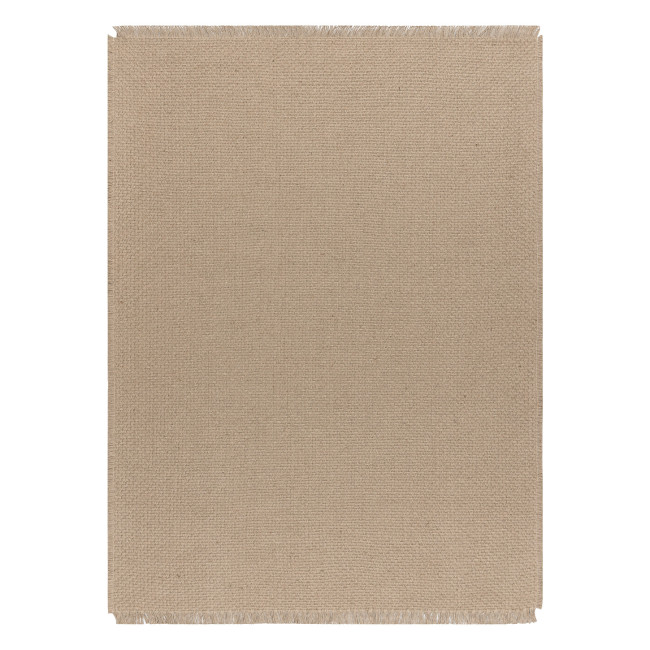 Koberec JUTE 3731 so strapcami, tmavobéžový