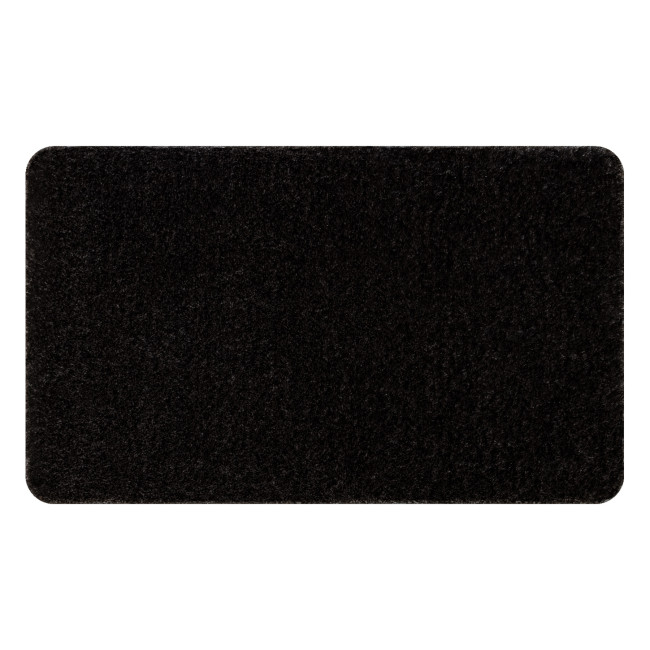 Kúpeľňový koberček SANTA čierny