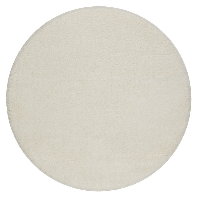 Kúpeľňový koberček SANTA biely kruh