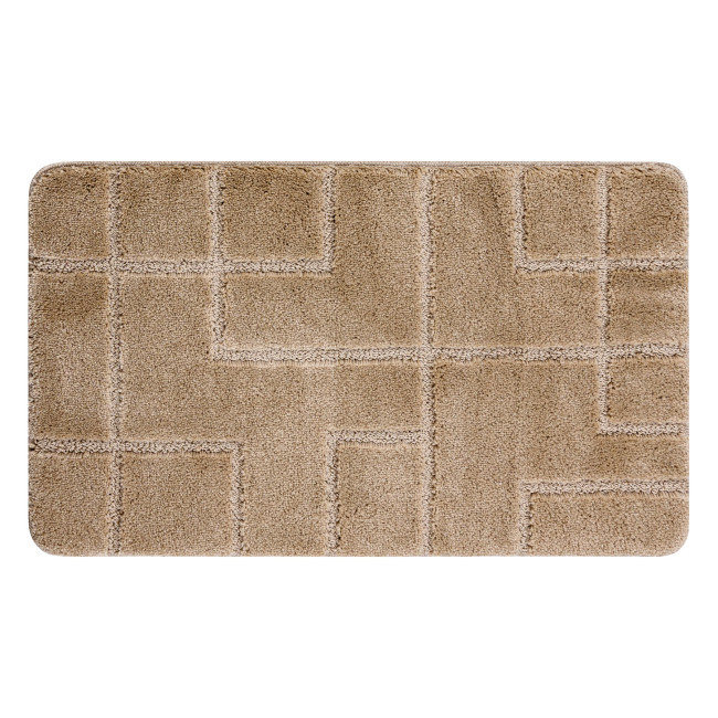 Kúpeľňový koberček SUPREME LINES línie, béžový