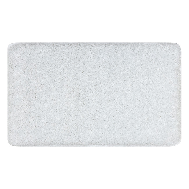 Kúpeľňový koberček SYNERGY glamour / lurex, biely