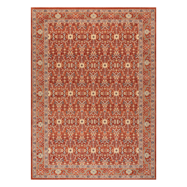 Koberec LEGEND 468 12 GB300 OSTA - Ornament / rám, exkluzívny červený / béžový