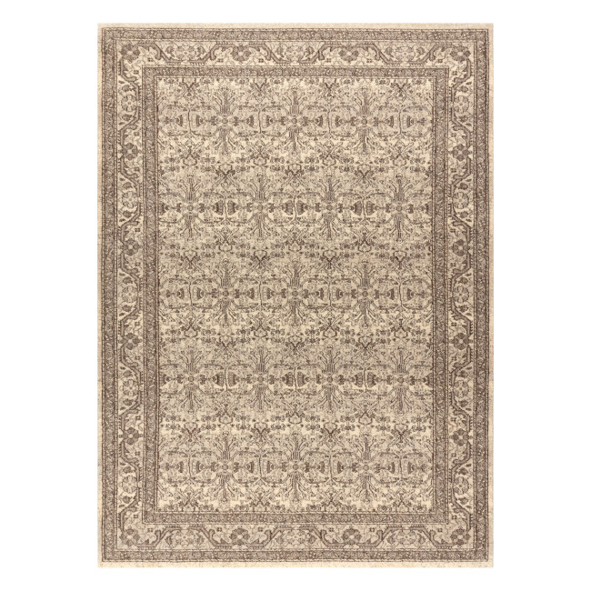 Koberec LEGEND 468 12 GB620 OSTA - Ornament / rám, exkluzívny béžový / hnedý
