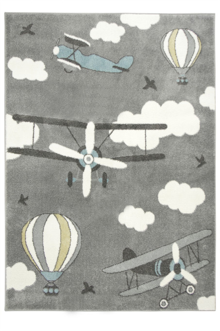 Detský koberec Lima 9359B sivý/krémový