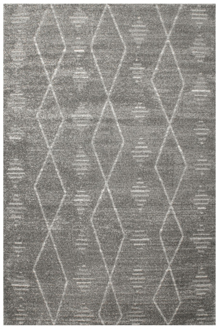 Koberec Loris G172B kosoštvorec, sivý / krémový